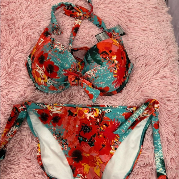 RELLECIGA Women's Push Up Bikini set L - Picture 8 of 11